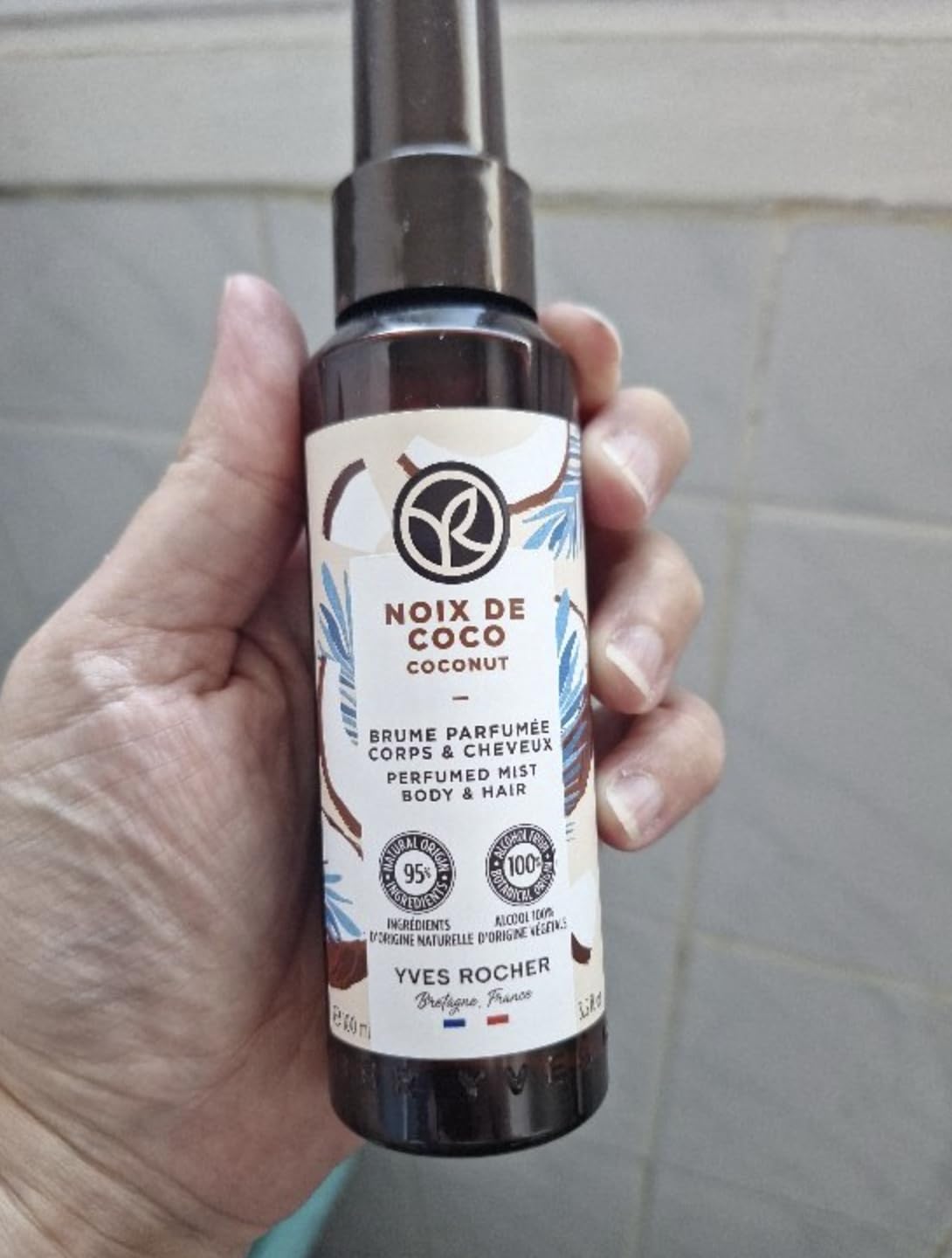 Amazon.com : Yves Rocher Sweet Coconut Hair and Body Spray Long